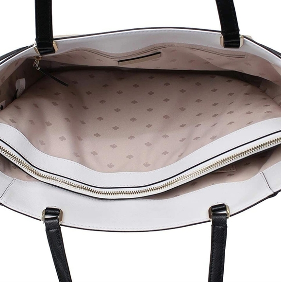 kate spade Bags Kate Spade Staci Colorblock Laptop Tote In Beige